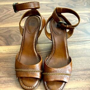 FRYE wedge sandals 8.5